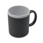 Kubek ceramiczny Velutti 350 ml, szary - obrazek 3